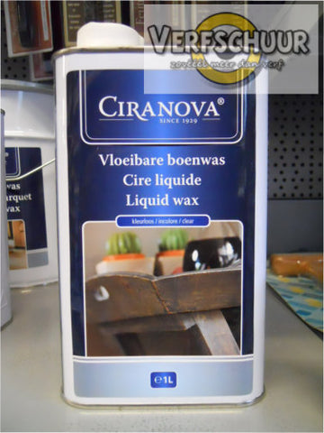 Ciranova Liquid Wax vloeibare boenwas kleurloos 1L