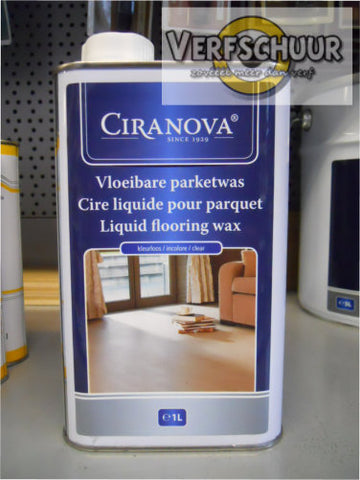 Ciranova Liquid Flooring Wax vloeibare parketwas kleurloos 1L