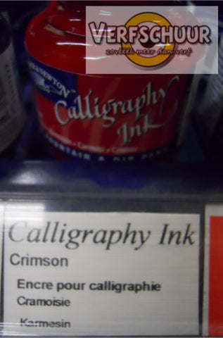 W&N. CALLIGRAPHY INK 30 ML. crimson 1111203