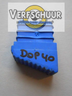 DOP achterkant PT 4/5/6 Ladderdop 40mm blauw