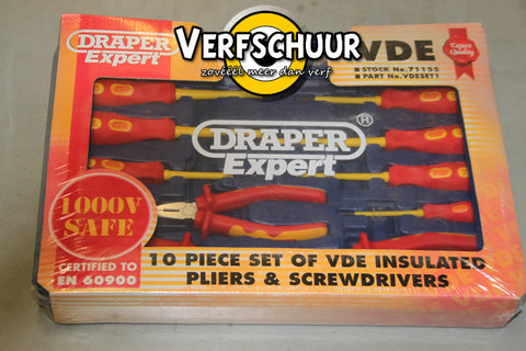 Schroevendraaiersset + tanken 12delig Drapper