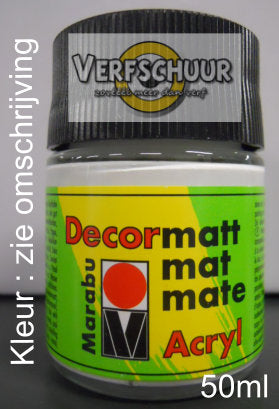 DECORMATT ACRYL 50 ML OLIJFGROEN 065