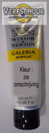 W&N. ACRYLIC "GALERIA" tube 120 ml.- Vandyke Brown 676 2131676