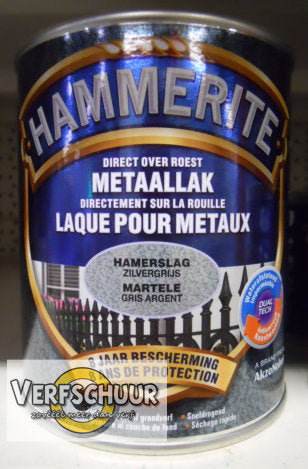 Hammerite Hamerslaglak zilvergrijs 750ml