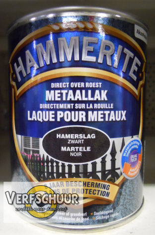 Hammerite Hamerslaglak zwart 750ml
