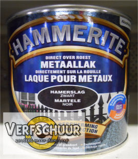 Hammerite Hamerslaglak zwart 250ml