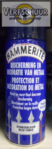 Hammerite Hoogglanslak spray donkerblauw 400ml EV