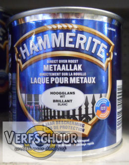 Hammerite Hoogglanslak wit 250ml