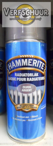 Hammerite Radiatorverfspray zilver 400ml