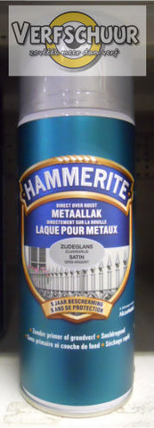 Hammerite Zijdeglanslak spray zilvergrijs 400ml