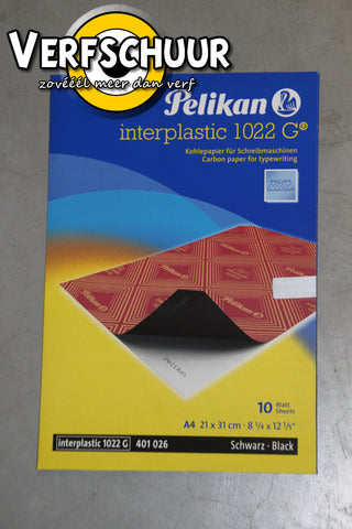 Pelikan karbonpapier A4 10blz zwart