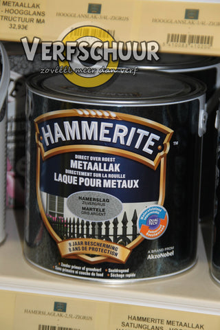 Hammerite Hamerslaglak zilvergrijs 2.5L