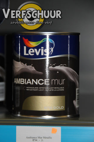LEVIS AMBIANCE MUR METALLIC - GOLD - 8716 - 1l.