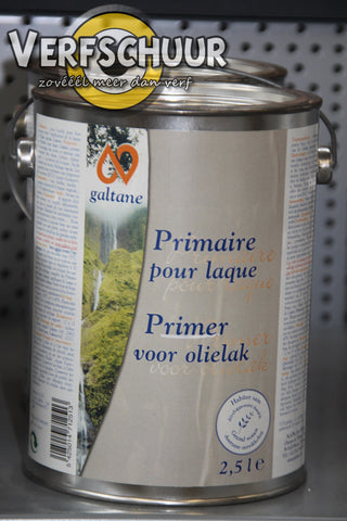 Primer voor olielak wit 2.5L 6300