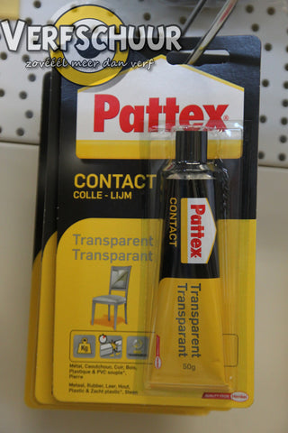 Pattex Contactlijm transparant 50gr BLISTER