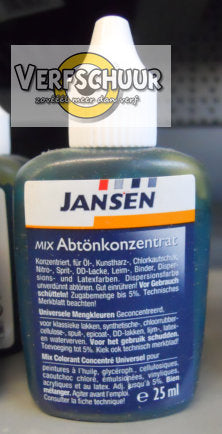 Jansen mix Abtönkonzentrat 25ml 1 heliogroen