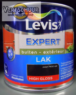 LAK EXPERT HIGH GLOSS - ZWART - 7900 - 0.5l.
