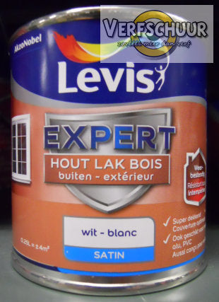 LAK EXPERT SATIN - WIT - 1 - 0.25l.