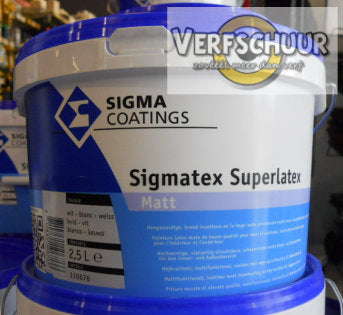 SIGMATEX SUPERLATEX MATT WIT 2.5 L