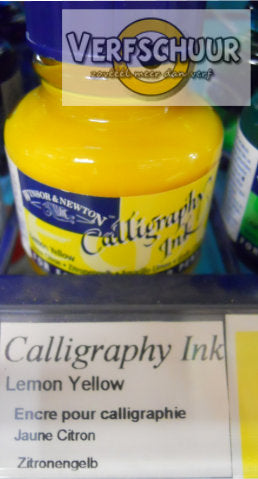 W&N. CALLIGRAPHY INK 30 ML. lemon yellow 1111345