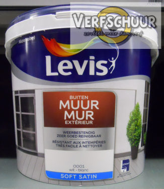 LEVIS MUUR BUITEN - WIT - 1 - 10l.