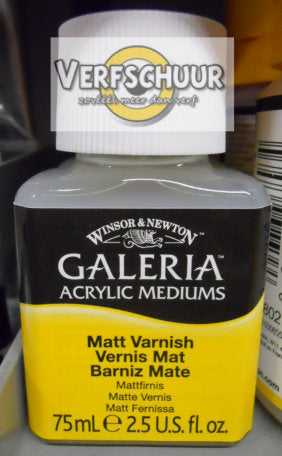 W&N. GALERIA ACRYLIC Matt VARNISH 75 ML.