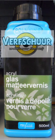 Polyvine Glas Matteervernis Acryl 500ml