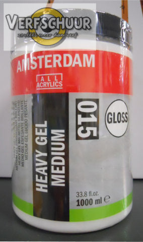 Amsterdam Heavy gel medium 1000 ml Glans 015