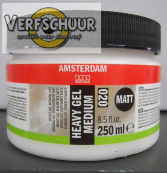 Amsterdam Heavy Gel Medium Mat 020 250ml 24173020