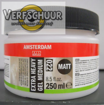 Amsterdam Extra Heavy Gel Medium Mat 022 250ml 24173022