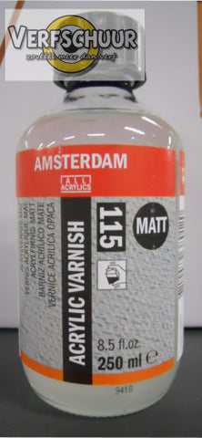 Amsterdam Acrylvernis mat 115 250ml 24308115