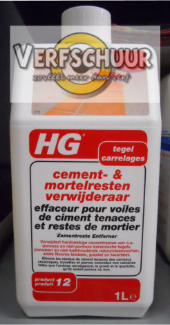 HG tegel cementrestenverwijderaar 1L (product 12)