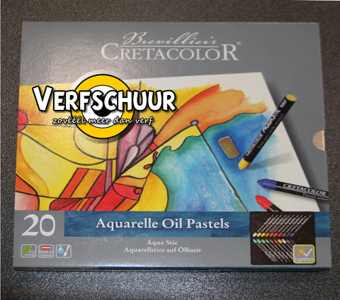 Cretacolor Aquarelle Oil Pastels assort. 20st 450 20