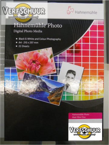 Hahnemûhle Photo Mat Fibre Duo 210gr A4 25v 10641910