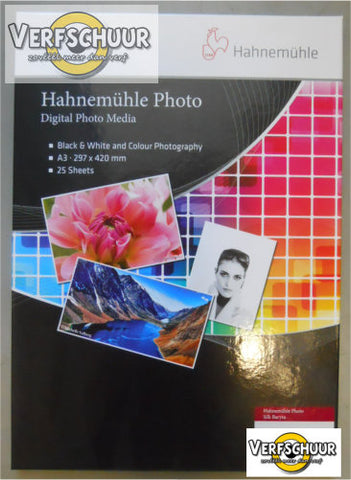Hahnemühle Photo Silk Baryta 310gr DIN A3 25v 10641951