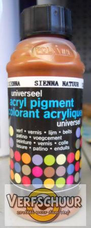 Polyvine Pigment acryl 50gr sienna natuur