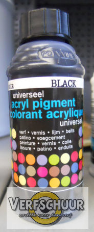 Polyvine Pigment acryl 50gr zwart