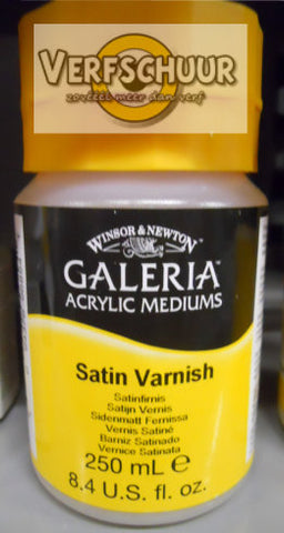 W&N. GALERIA ACRYLIC Satin VARNISH 250 ML.