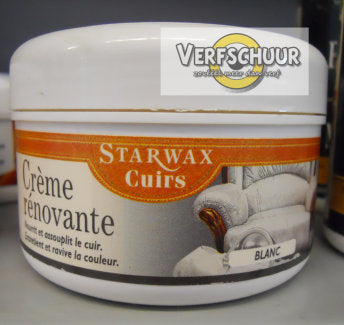 Starwax renoverende creme leder wit 150ml