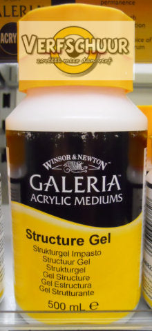 W&N. GALERIA ACRYLIC Stucture GEL 500 ML.