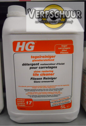 HG tegelreiniger glansherstellend 5L (product 17)