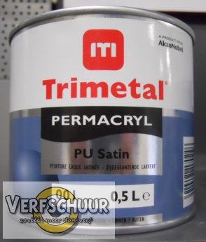 Permacryl PU satin 001 wit 500ml