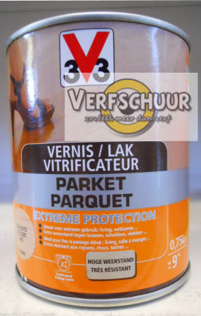 Vernis / Lak parket extreme protection mat kleurloos 0,75L