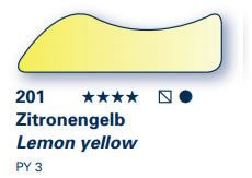 AERO COLOR Prof. Standard jaune citron 28ml serie:1 28201023