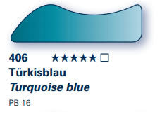 AERO COLOR Prof. Standard bleu turquoise 28ml serie:1 28406023