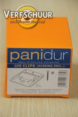 Clips+vijzen Panidur 100st. 4/6-1 T1513 ( incl. vijzen ) Plano/SharpClick/WP