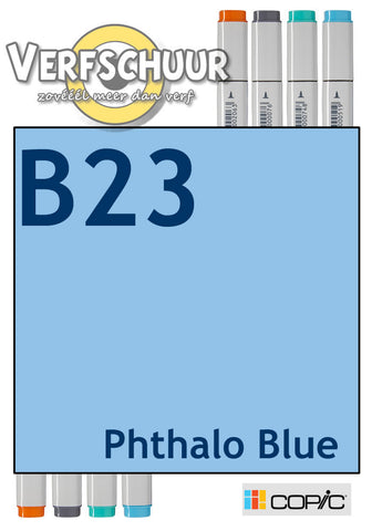 Copic Ciao manga marker Phthalo Blue B23