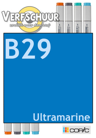 Copic Ciao manga marker Ultramarine B29