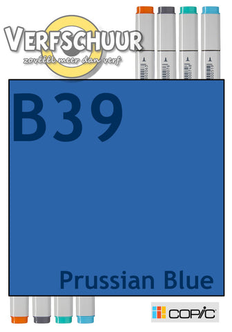 Copic Ciao manga marker Prussian Blue B39