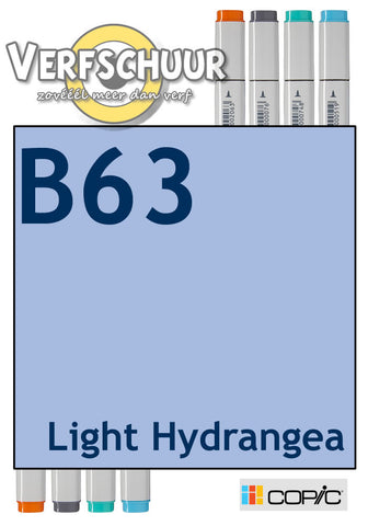 Copic Ciao manga marker Light Hydrangea B63